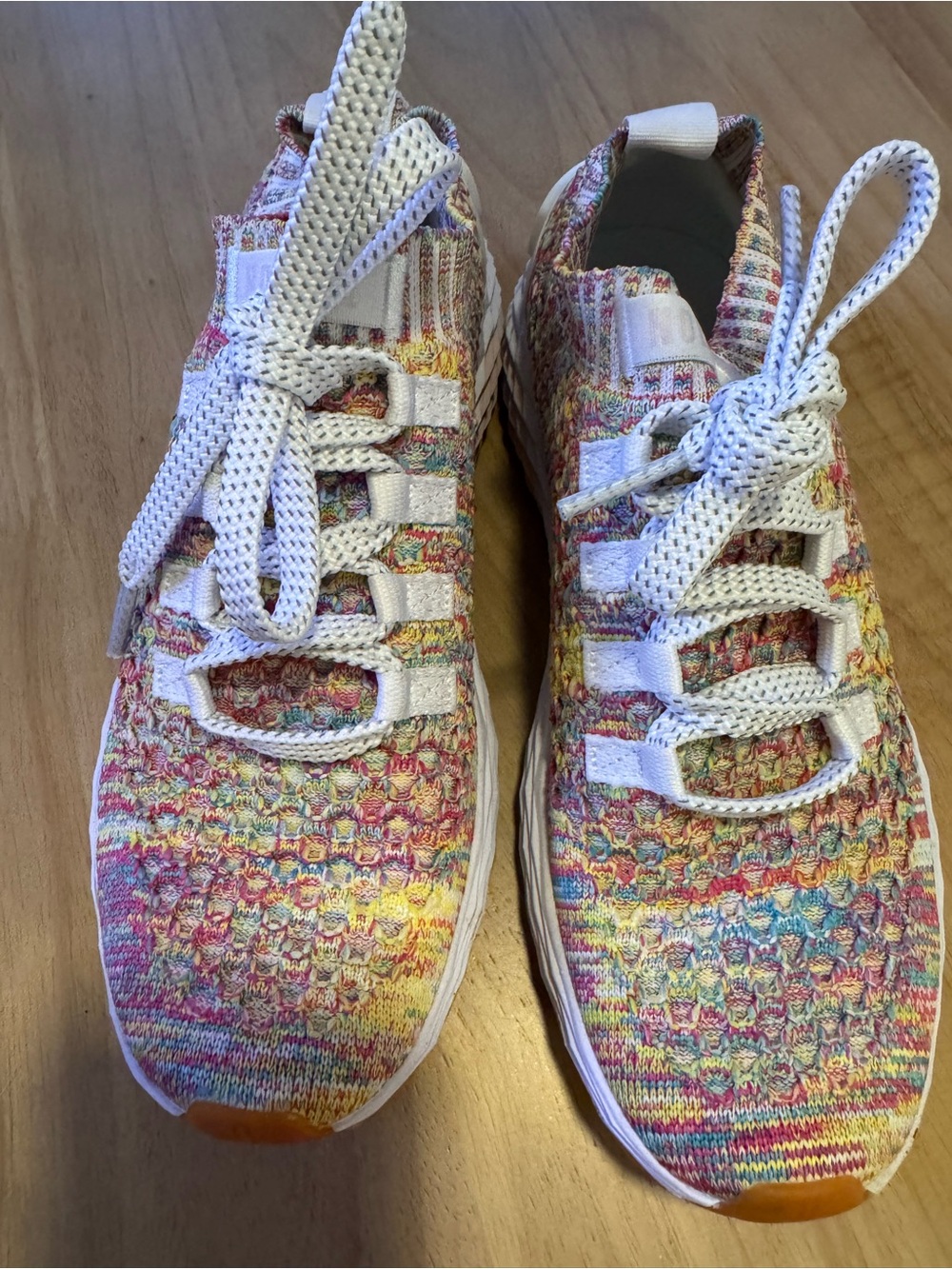 NOBULL Multicolor Knit Athletic Sneakers with White Laces